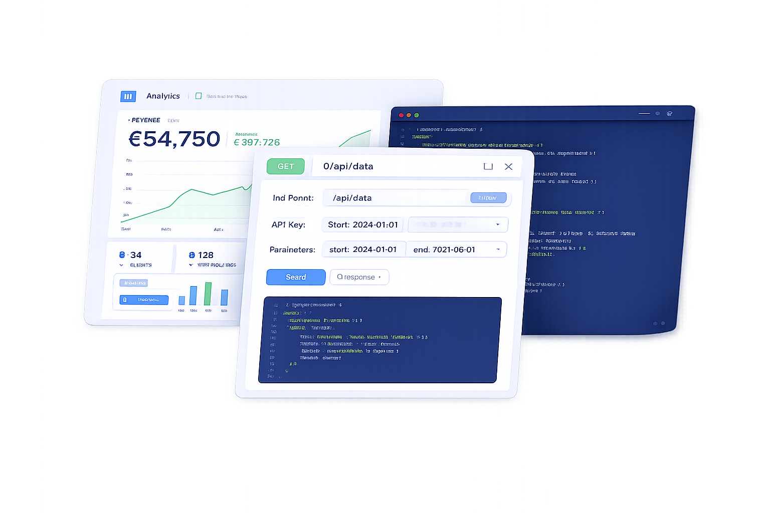 Software Dashboard und Code Beispiel